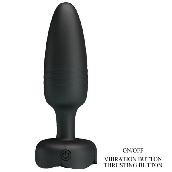 TARION ANAL PLUG MIT LED LICHT SCHWARZ 12,5 CM VON PRETTY LOVE