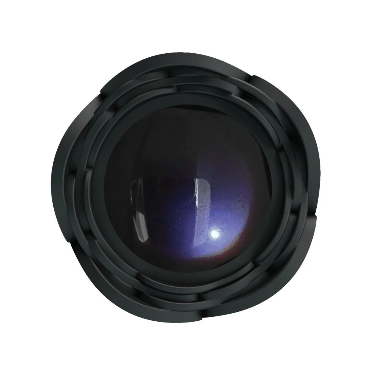 OLMAN ANAL PLUG MIT LED LICHT SCHWARZ 8,8 CM VON PRETTY LOVE