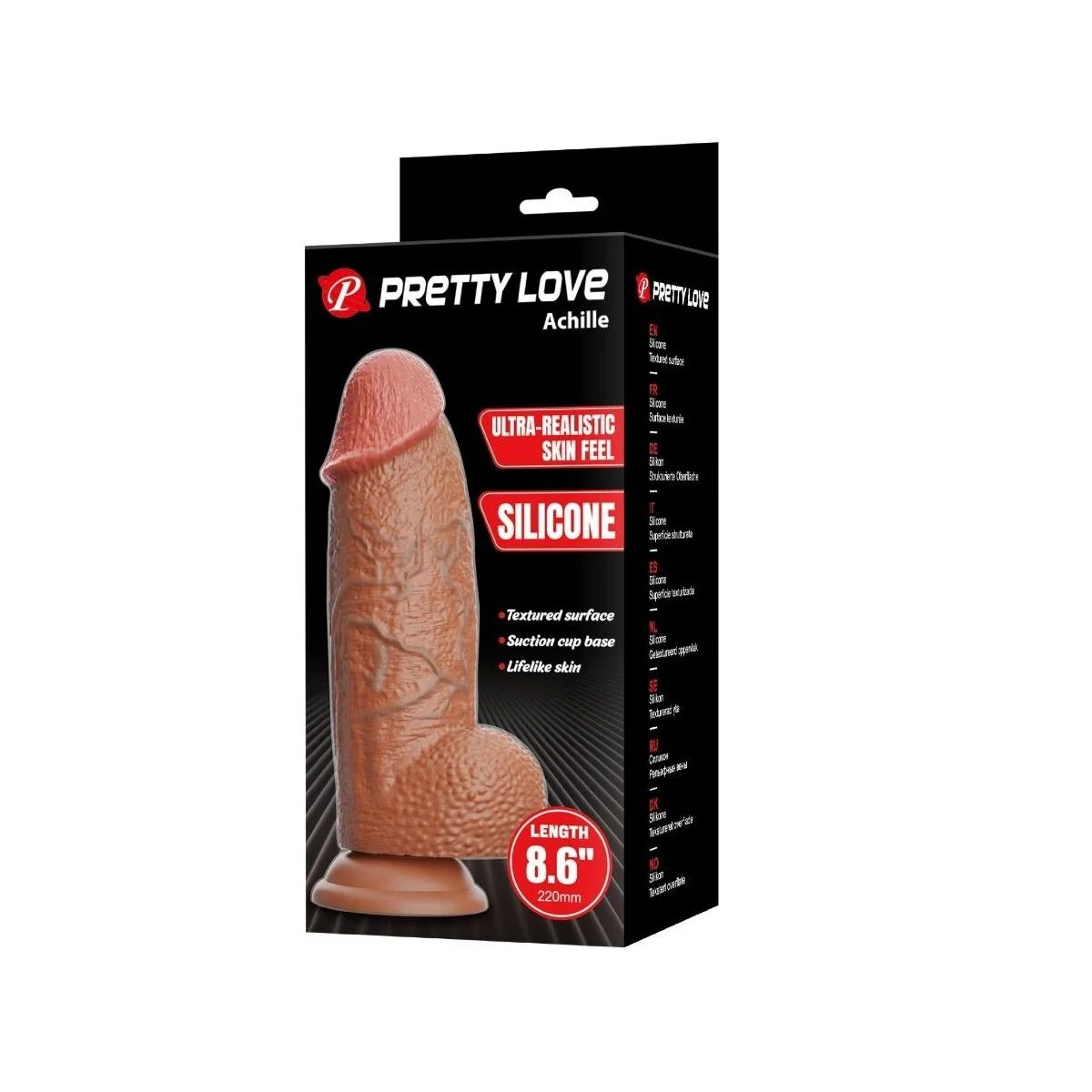 ACHILLE ULTRA REALISTISCHER DILDO 22 CM VON PRETTY LOVE HIGH GRADE