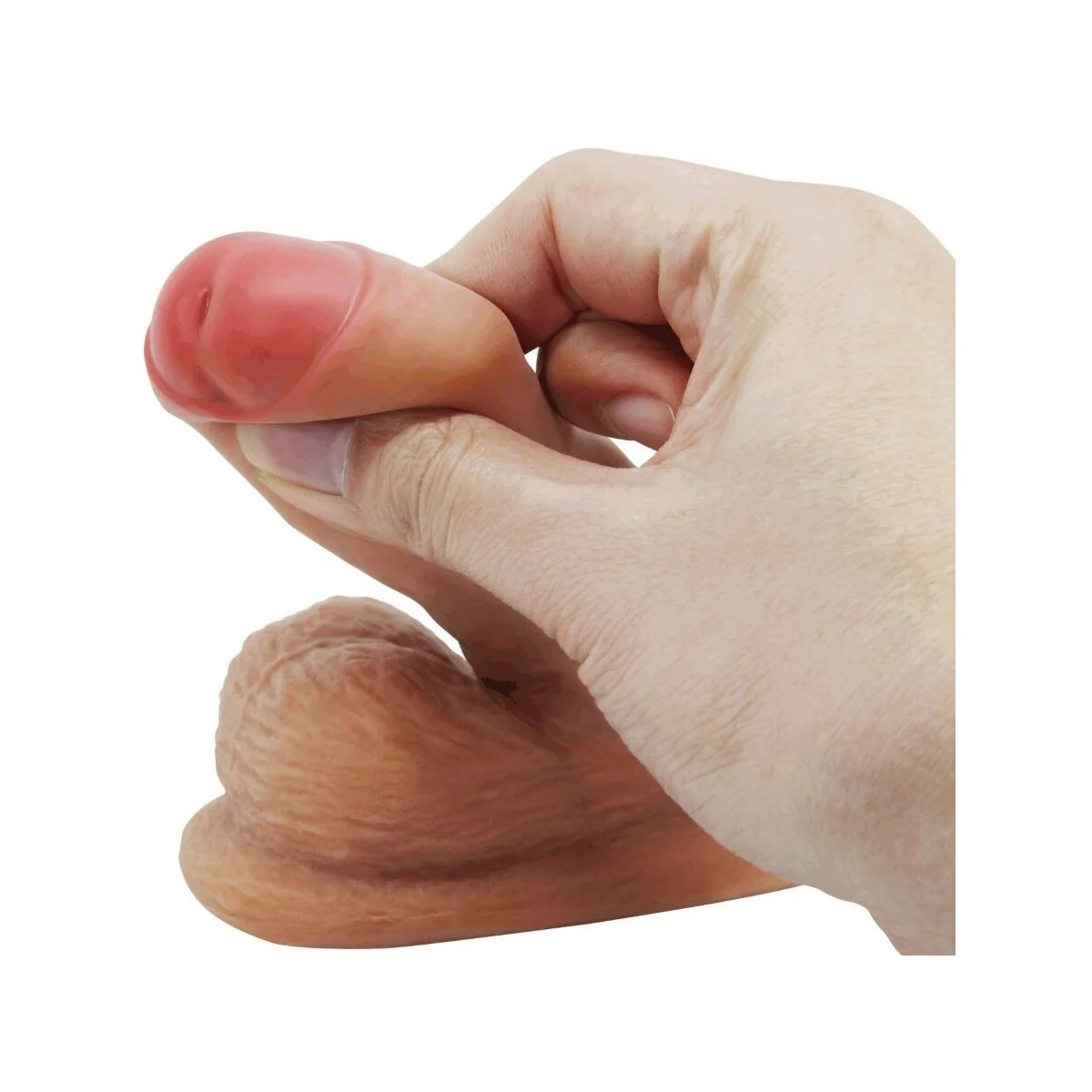 WARNELL ULTRA REALISTISCHER UND ELASTISCHER DILDO 9,5 CM MULATO VON PRETTY LOVE