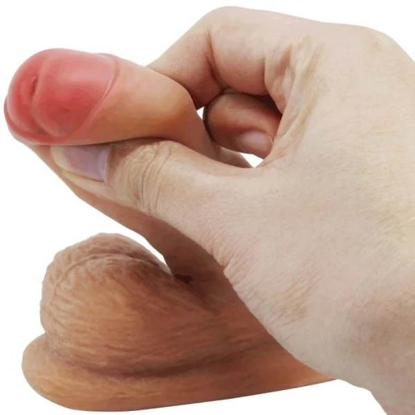 WARNELL ULTRA REALISTISCHER UND ELASTISCHER DILDO 9,5 CM MULATO VON PRETTY LOVE