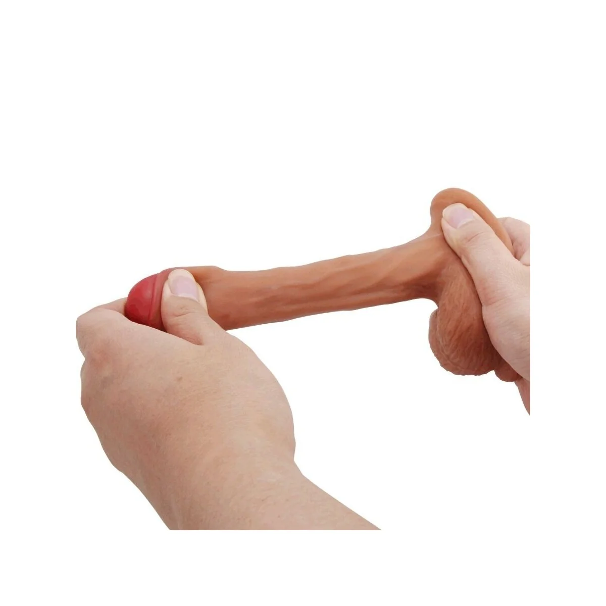 WARNELL ULTRA REALISTISCHER UND ELASTISCHER DILDO 9,5 CM MULATO VON PRETTY LOVE