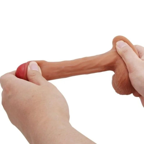 WARNELL ULTRA REALISTISCHER UND ELASTISCHER DILDO 9,5 CM MULATO VON PRETTY LOVE