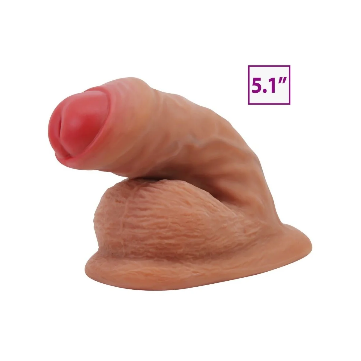 WARNELL ULTRA REALISTISCHER UND ELASTISCHER DILDO 9,5 CM MULATO VON PRETTY LOVE