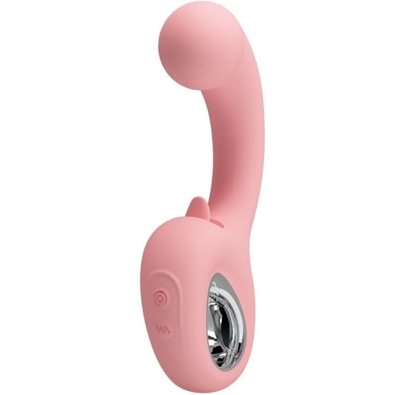 ERYNNYES G-SPOT VIBRATOR + KLITORIS-STIMULATOR 10 VIBRATIONEN ROSA VON PRETTY LOVE SMART 2