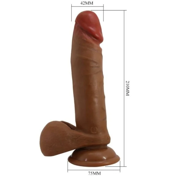 ABEL REALISTISCHER DILDO 21 CM MULATTE VON BAILE VIBRATORS