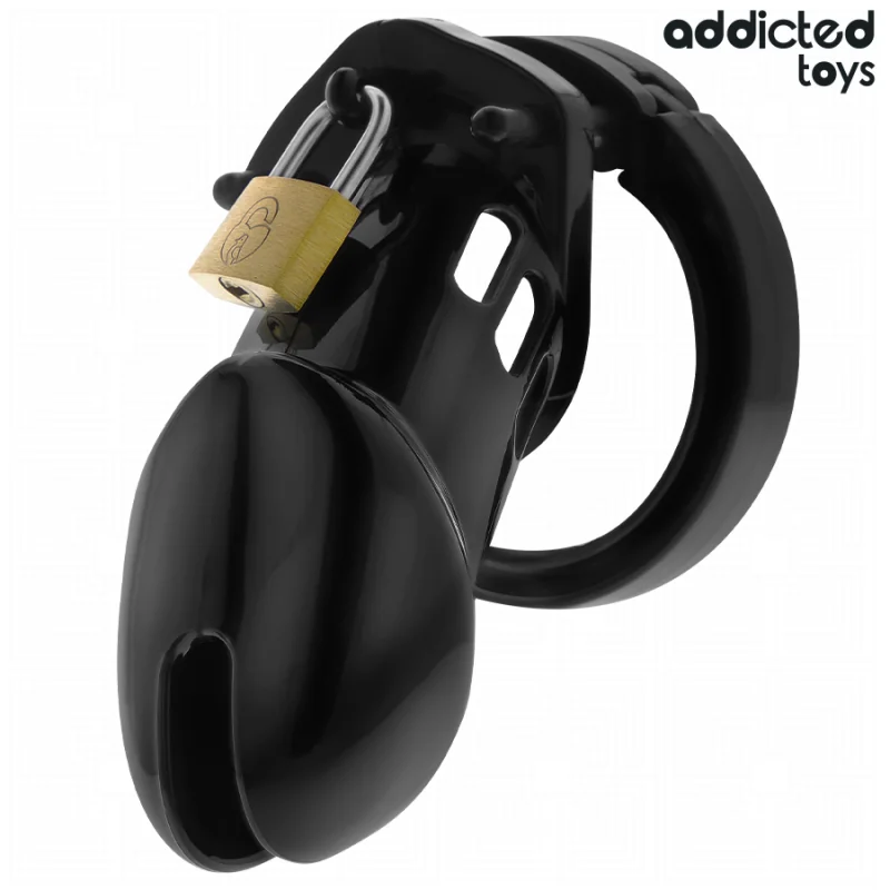 OBSIDIAN HOLD PENISKÄFIG GRÖSSE M VON ADDICTED TOYS LOCKED 2
