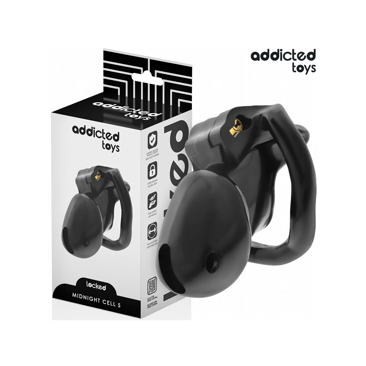 MINDNIGHT CELL PENIS CAGE GRÖSSE S VON ADDICTED TOYS LOCKED