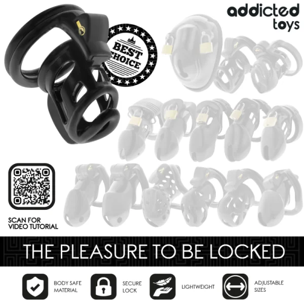 GILDEN CAGE PENISKÄFIG 8,5 CM VON ADDICTED TOYS LOCKED