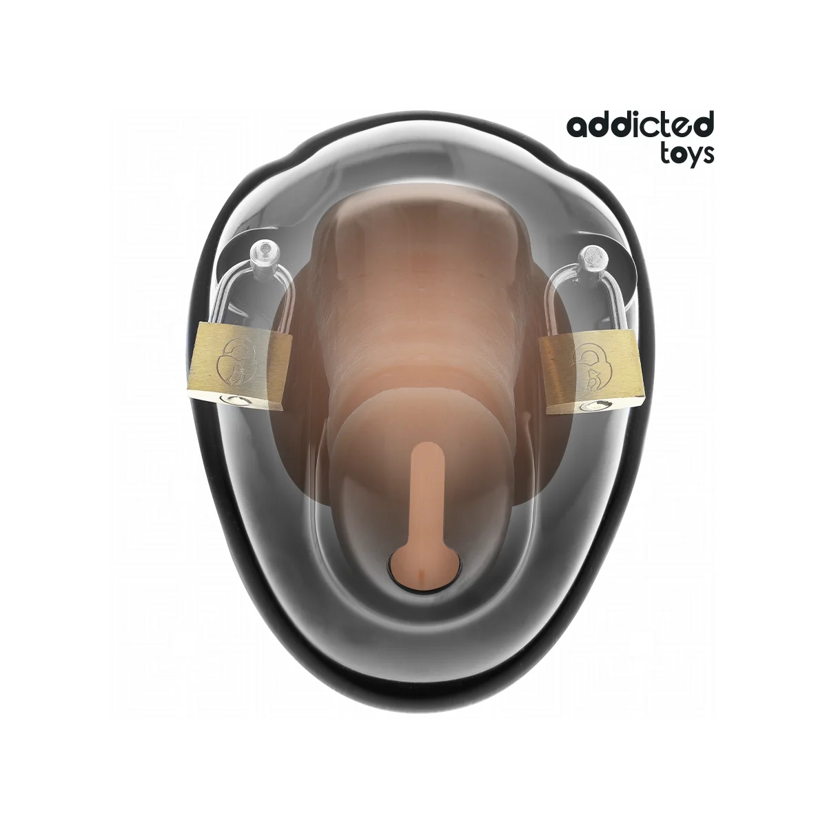 SCHLÜSSELLOSER PENISKÄFIG 11,5 CM VON ADDICTED TOYS LOCKED