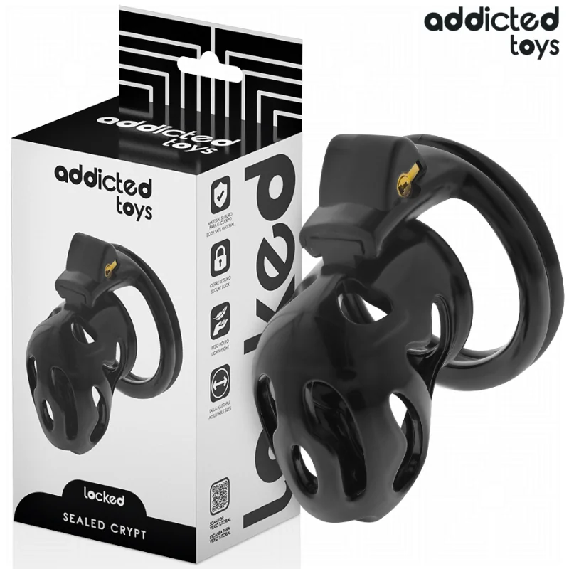 VERSIEGELTER PENISKÄFIG 8 CM VON ADDICTED TOYS LOCKED