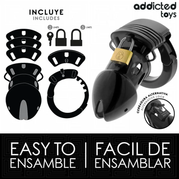 CHASTITY DEPTHS PENISKÄFIG 7,5 CM VON ADDICTED TOYS LOCKED