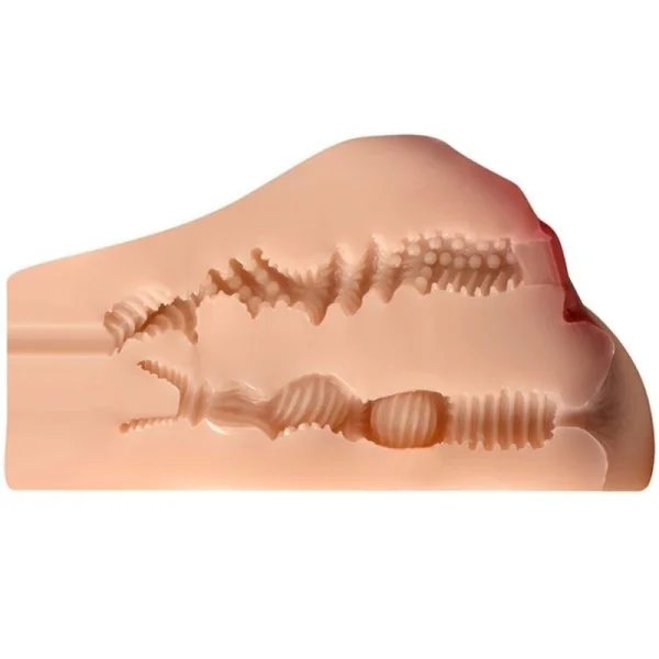 THULMA REALISTISCHER VAGINA- UND ANUS-MASTURBATOR IN FRONTPOSITION VON XISE