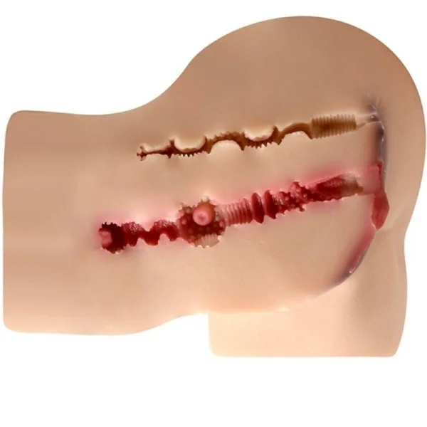 KALLY REALISTISCHER MEHRFACHPOSITIONIERTER VAGINA- UND ANUS-MASTURBATOR VON XISE