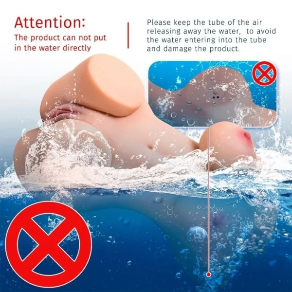 WENDY SAUGENDER WEIBLICHER TORSO MIT VIBRATION UND MIT FERNBEDIENUNG 6 KG VON XISE