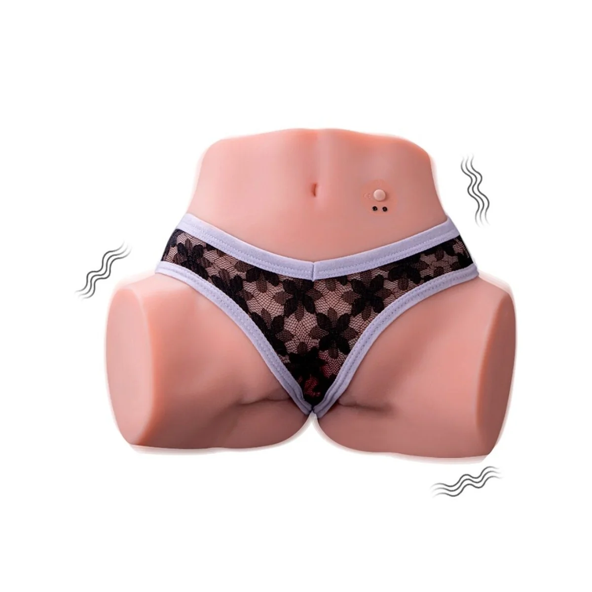 TRACY VIBRIERENDER REALISTISCHER VIBRATIONS-MASTURBATOR FÜR VAGINA UND ANUS MIT MEHREREN POSITIONEN VON XISE