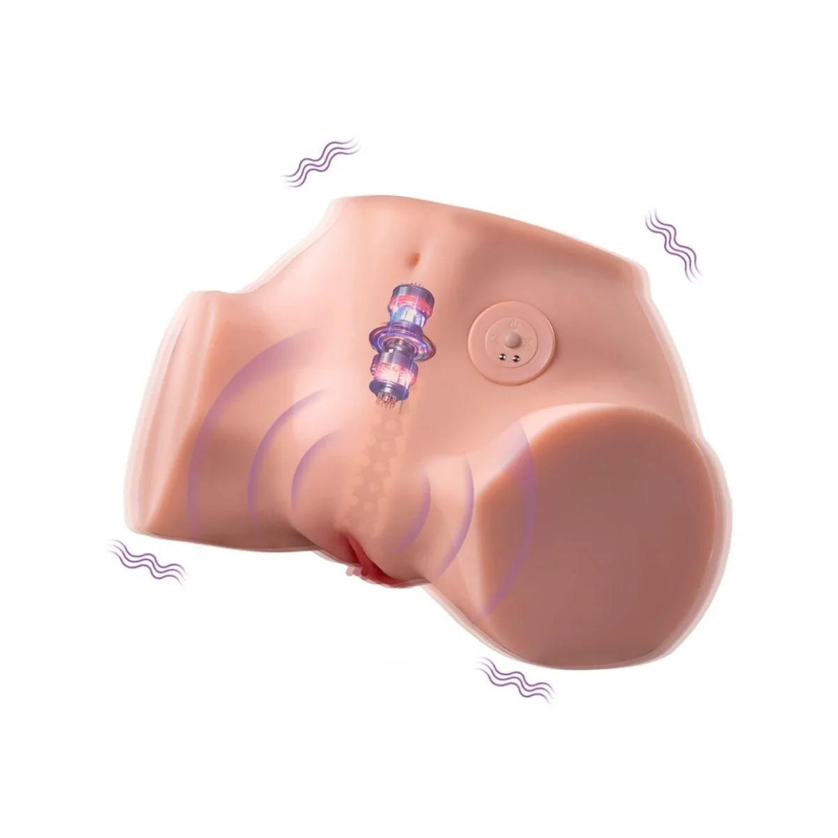 FENNIE REALISTISCHER MASTURBATOR MIT VIBRATIONSFUNKTION UND MEHREREN POSITIONEN FÜR VAGINA UND ANUS VON XISE