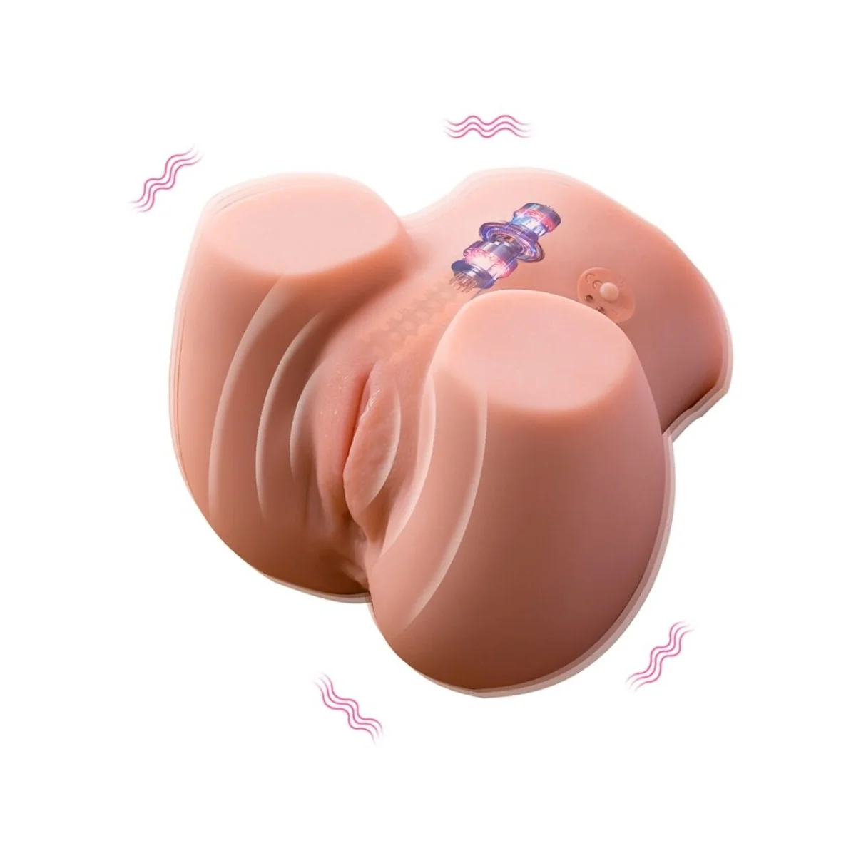 CONNIE BACK MASTURBATOR FÜR VAGINA UND ANUS, REALISTISCHE MEHRFACHPOSITIONEN MIT VIBRATION VON XISE