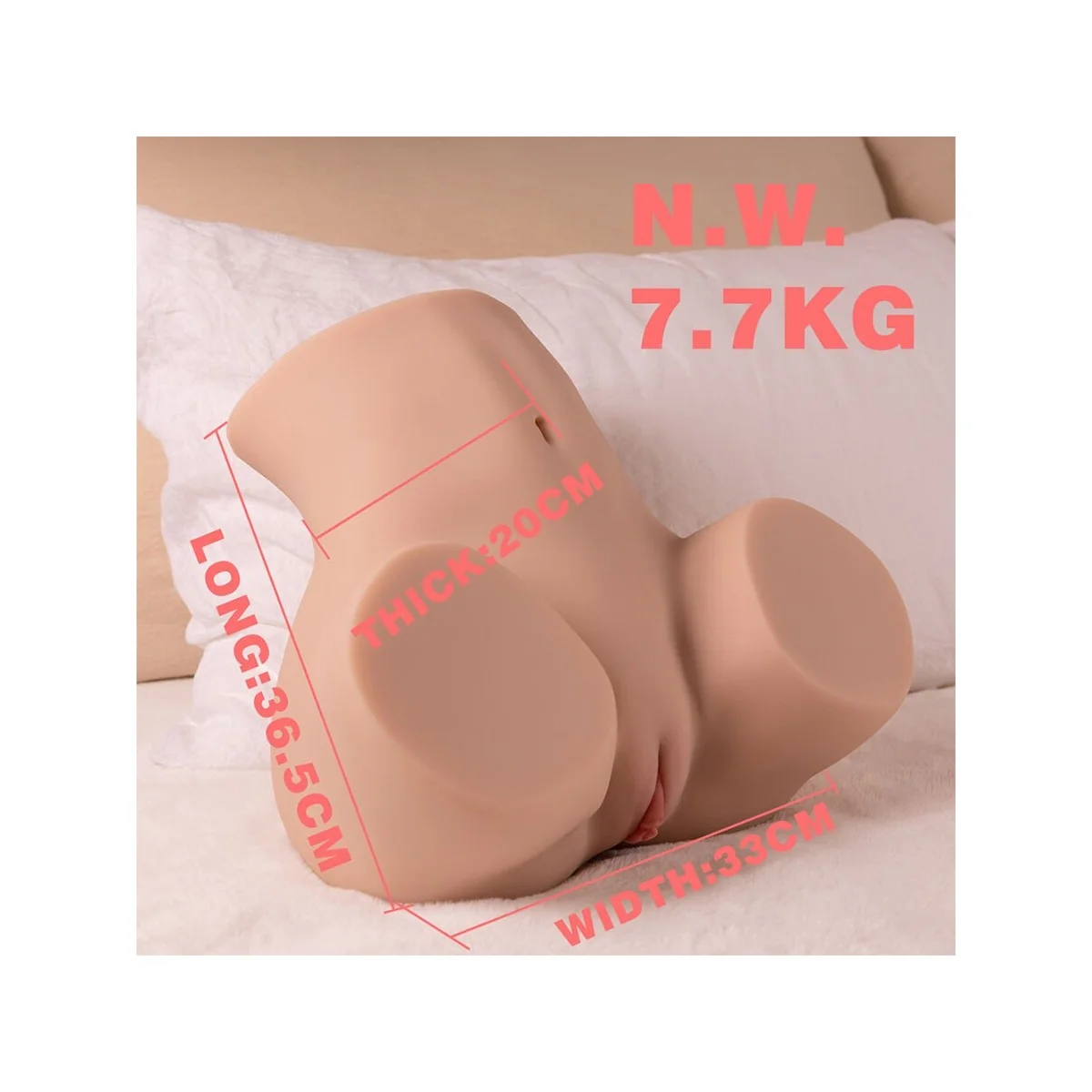 DANAE STOSSENDER REALISTISCHER VAGINA-MASTURBATOR MIT VIBRATION IN MEHREREN POSITIONEN VON XISE