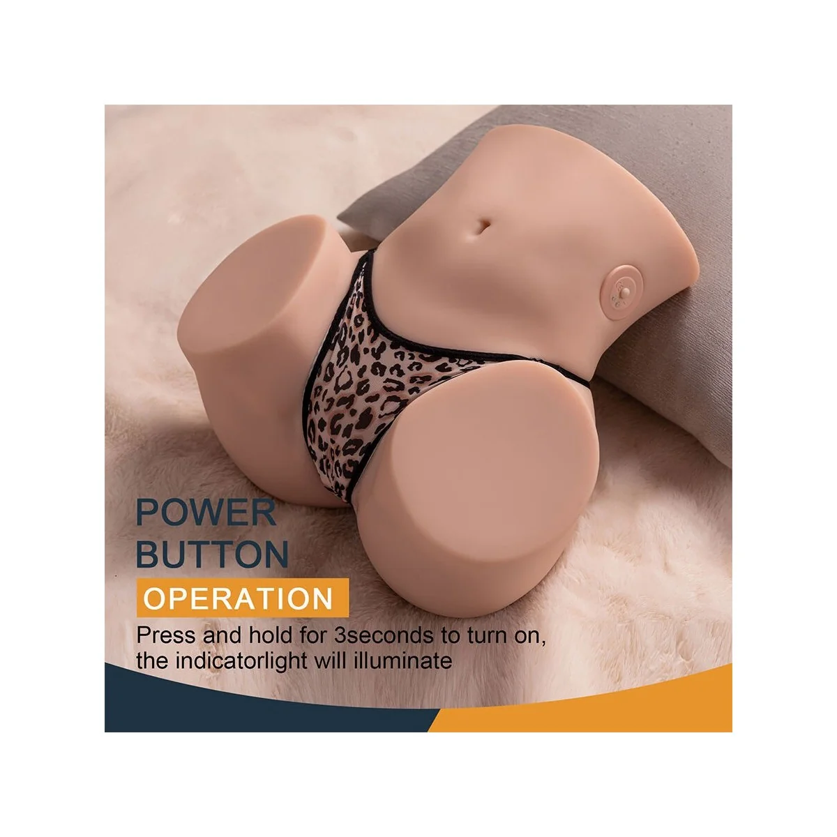 SYDNI REALISTISCHER MEHRFACHPOSITIONS-VAGINA-MASTURBATOR MIT STOSSFUNKTION VON XISE