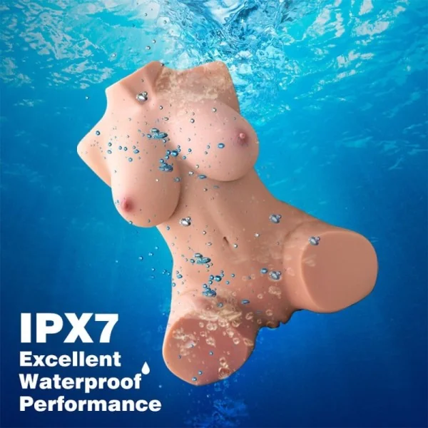 DANIA - REALISTISCHER, VIBRIERENDER WEIBLICHER TORSO MIT STOSSFÄHIGKEITEN, 52 CM VON XISE