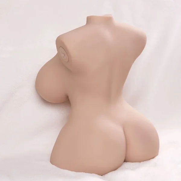 KLEINER, REALISTISCHER TORSO MIT WEIBLICHER VIBRATION, 40 CM VON XISE
