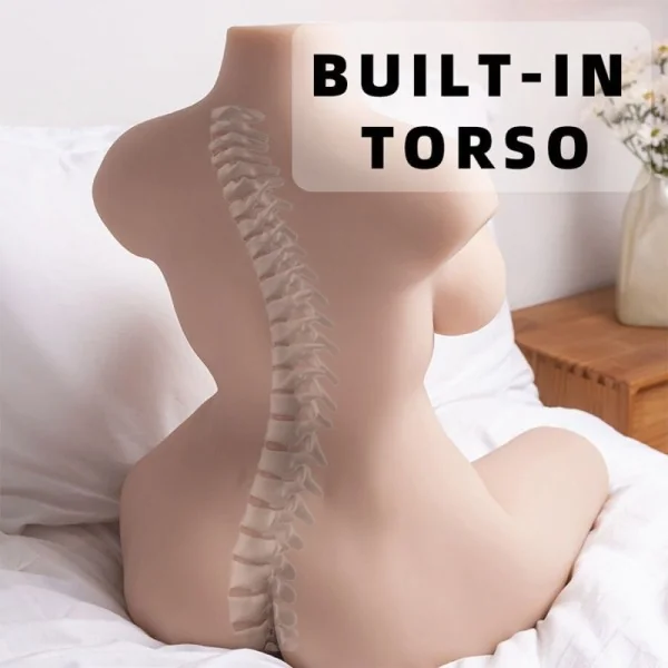REALISTISCHER, GEPFLEGTER WEIBLICHER TORSO MIT STOSSFUNKTION, 71 CM VON XISE