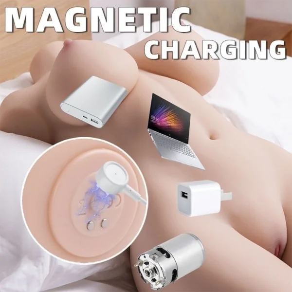 REALISTISCHER, GEPFLEGTER WEIBLICHER TORSO MIT STOSSFUNKTION, 71 CM VON XISE