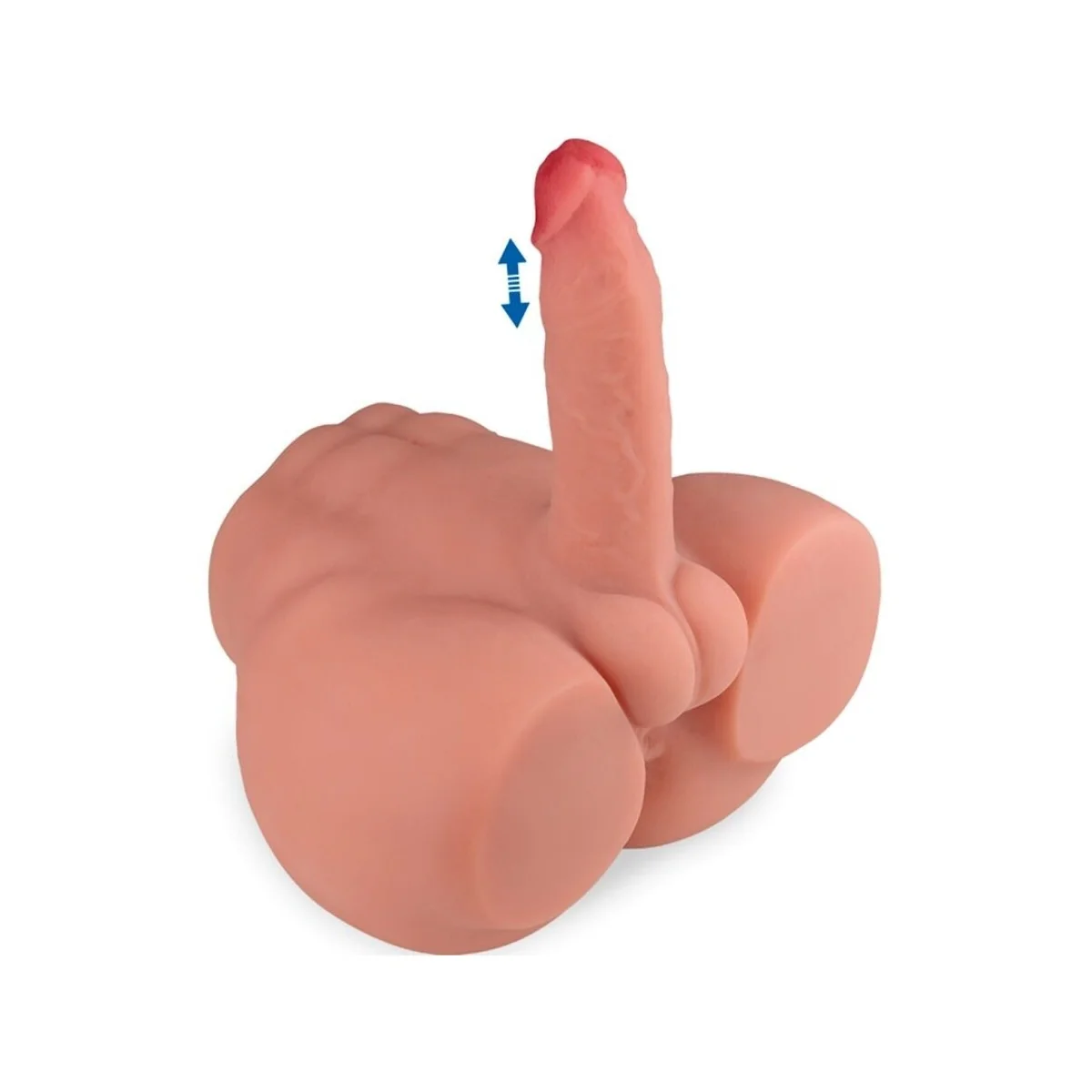 FREDERICO MASTURBATOR REALISTISCHER DILDO FRONTPOSITION MIT STOSSFUNKTION 15 CM VON XISE