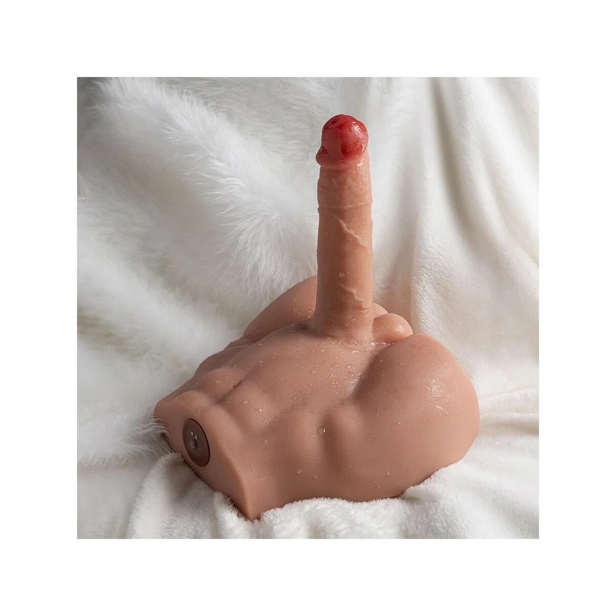 REALISTISCHER DILDO-MASTURBATOR MIT FRONTPOSITION UND STOSSFUNKTION, 17,5 CM VON XISE