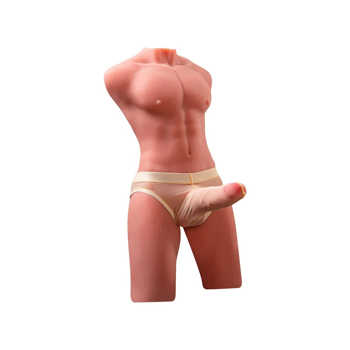 JASON HALBKÖRPER REALISTISCHER MÄNNLICHER TORSO MIT STOSS- UND VIBRATIONSMÖGLICHKEITEN 55 CM VON XISE