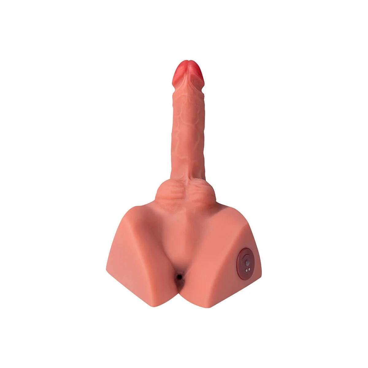 MICHAEL REALISTISCHER DILDO UND ANUSMASTURBATOR MIT STOSSFUNKTION, 15 CM VON XISE