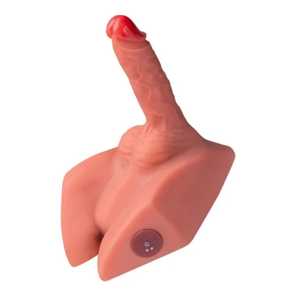 MICHAEL REALISTISCHER DILDO UND ANUSMASTURBATOR MIT STOSSFUNKTION, 15 CM VON XISE