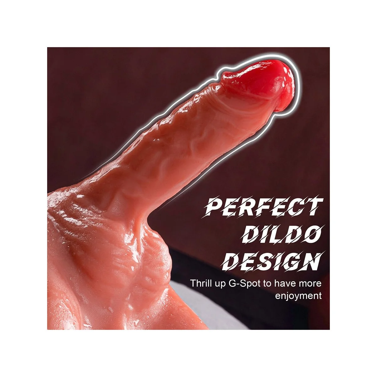 MICHAEL REALISTISCHER DILDO UND ANUSMASTURBATOR MIT STOSSFUNKTION, 15 CM VON XISE