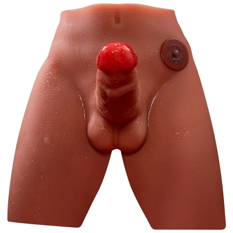 JASON REALISTISCHER DILDO-MASTURBATOR MIT STOSS- UND VIBRATIONSMÖGLICHKEITEN, 17 CM VON XISE 2