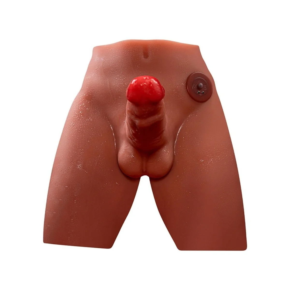 JASON REALISTISCHER DILDO-MASTURBATOR MIT STOSS- UND VIBRATIONSMÖGLICHKEITEN, 17 CM VON XISE