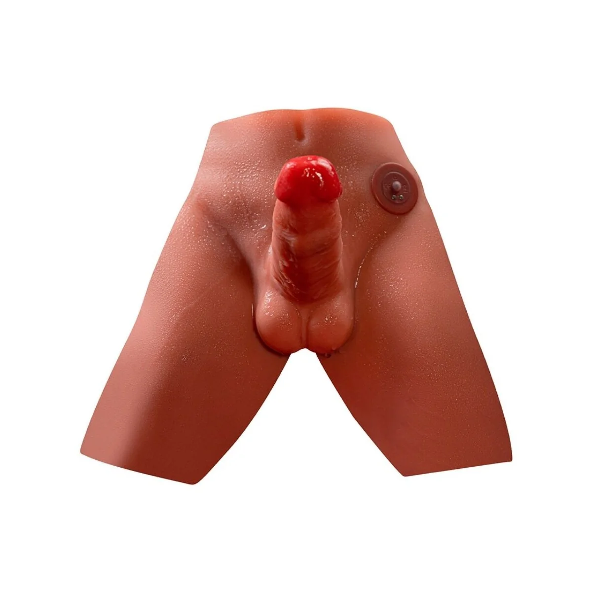 JASON REALISTISCHER DILDO-MASTURBATOR MIT STOSS- UND VIBRATIONSMÖGLICHKEITEN, 17 CM VON XISE