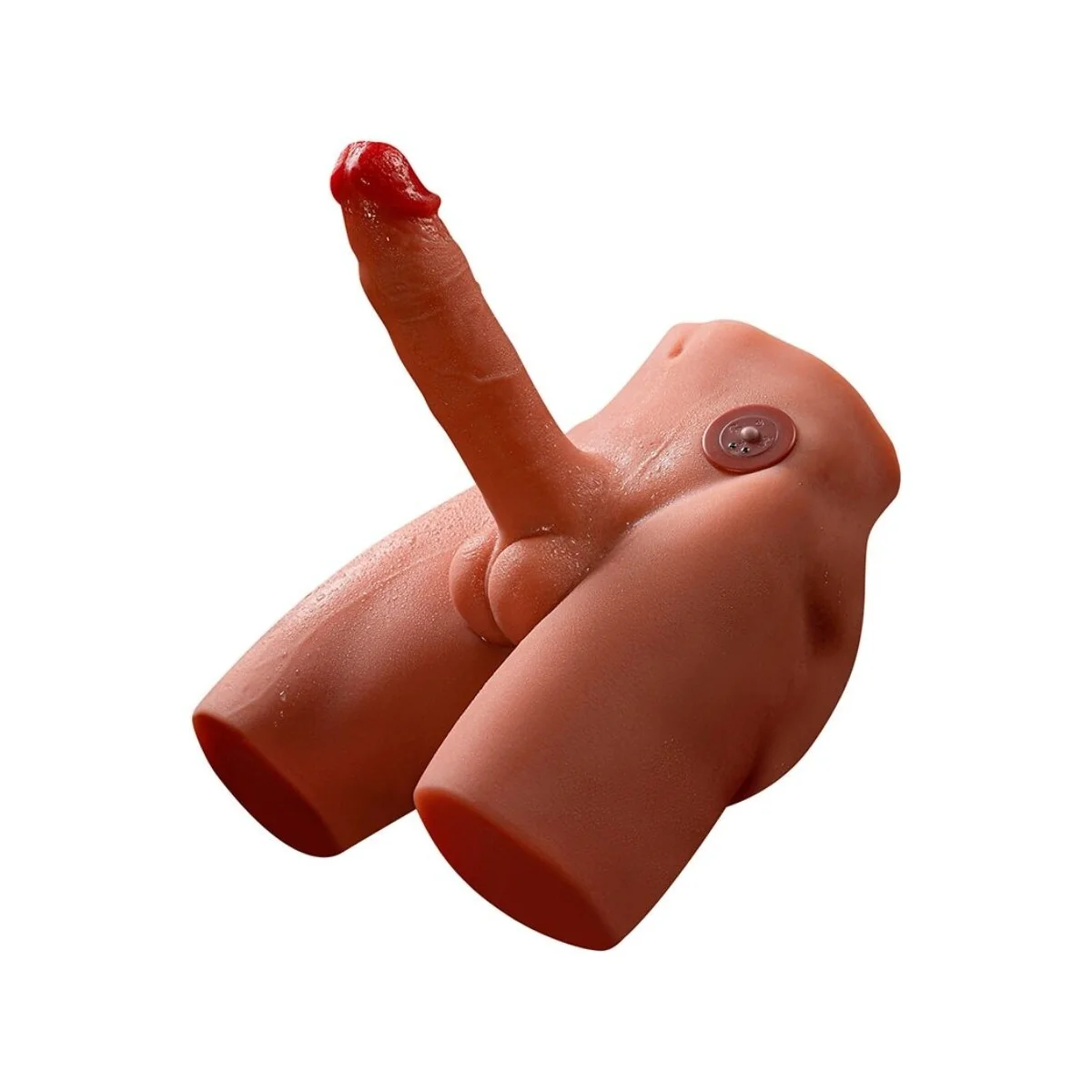 JASON REALISTISCHER DILDO-MASTURBATOR MIT STOSS- UND VIBRATIONSMÖGLICHKEITEN, 17 CM VON XISE