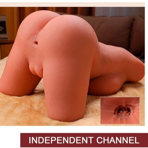 MIAH LADY BOY WEIBLICHER TORSO MIT DILDO MIT VIBRATION UND STOSSFUNKTION 55 CM VON XISE