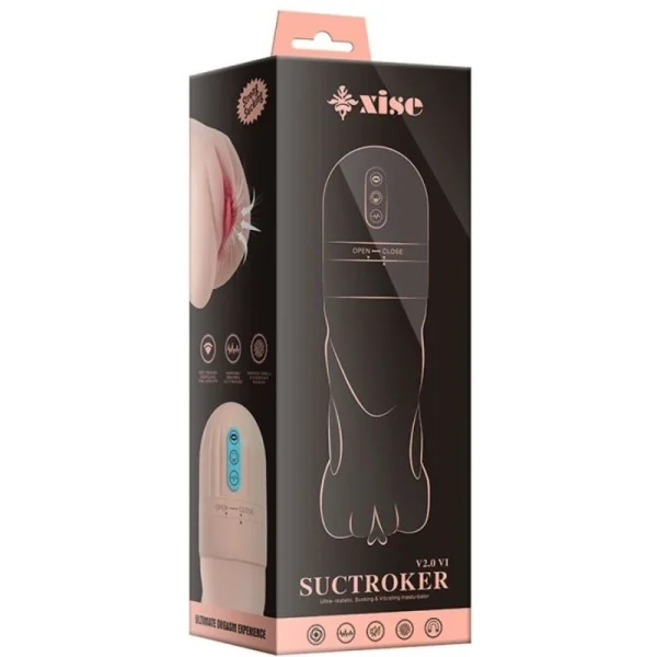 SUCTROKER V2.0 VI VAGINA-MASTURBATOR MIT VIBRATION VON XISE