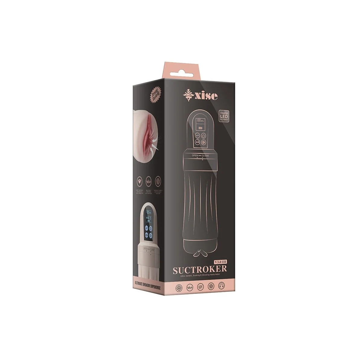 SUCTROKER V3.0 III VAGINALMASTURBATOR MIT VIBRATION VON XISE