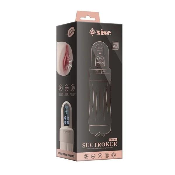 SUCTROKER V3.0 III VAGINALMASTURBATOR MIT VIBRATION VON XISE