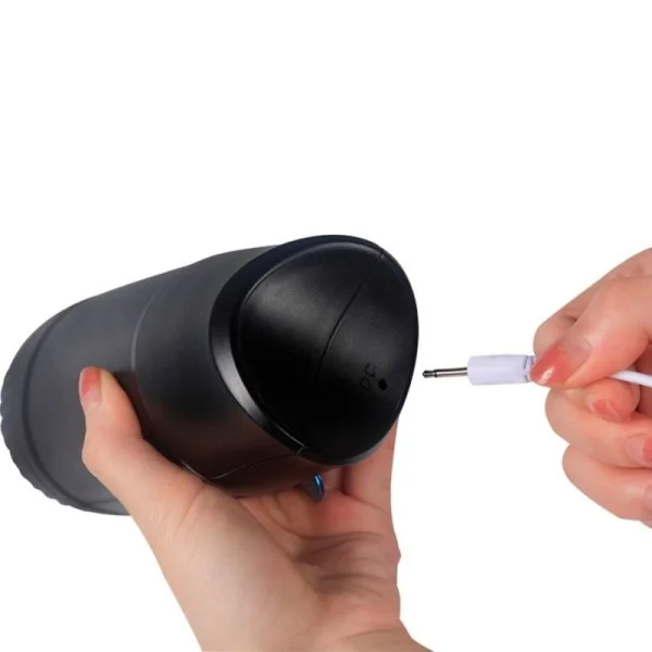 RENEE QUETSCHBARER VAGINA-MASTURBATOR MIT VIBRATION IM ETUI VON SHEQU