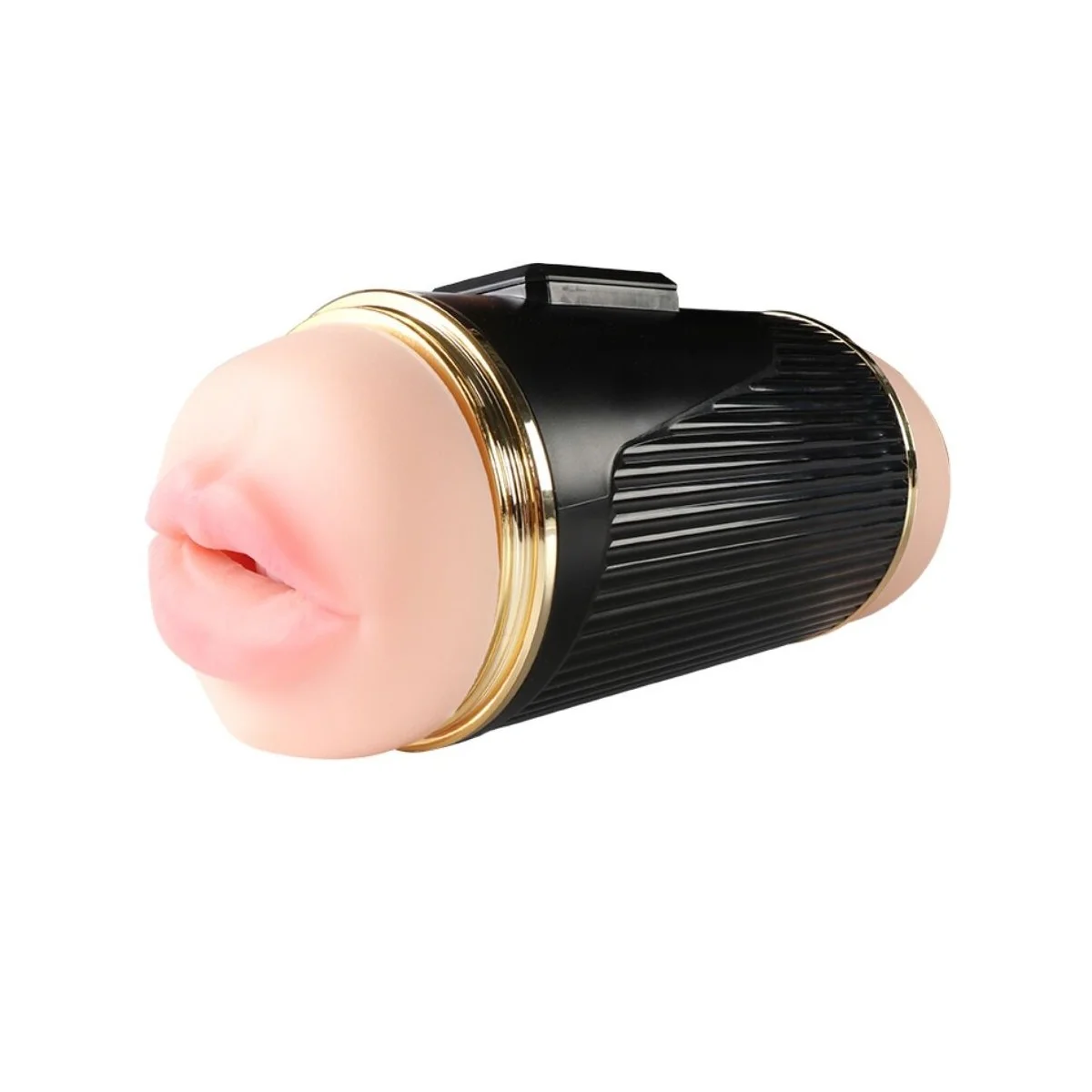 KAY DOPPELMASTURBATOR MIT DOPPELTER MUND- UND VAGINAVIBRATION VON SHEQU