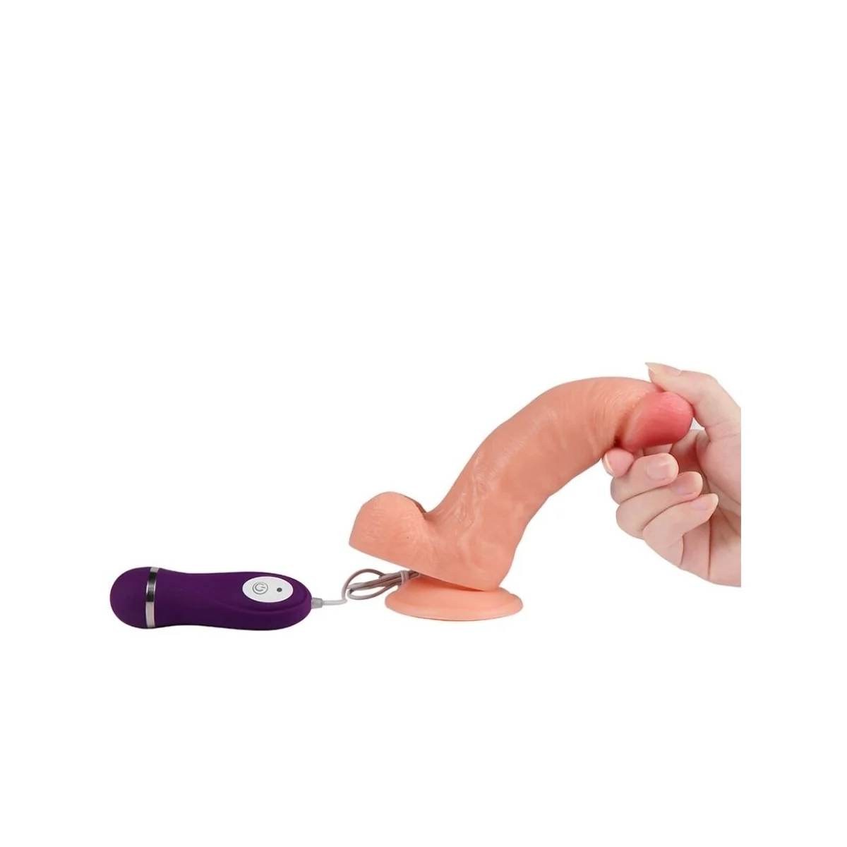 IRON DRAGON VIBRATORDILDO MIT FERNBEDIENUNG 17,5 CM VON SHEQU