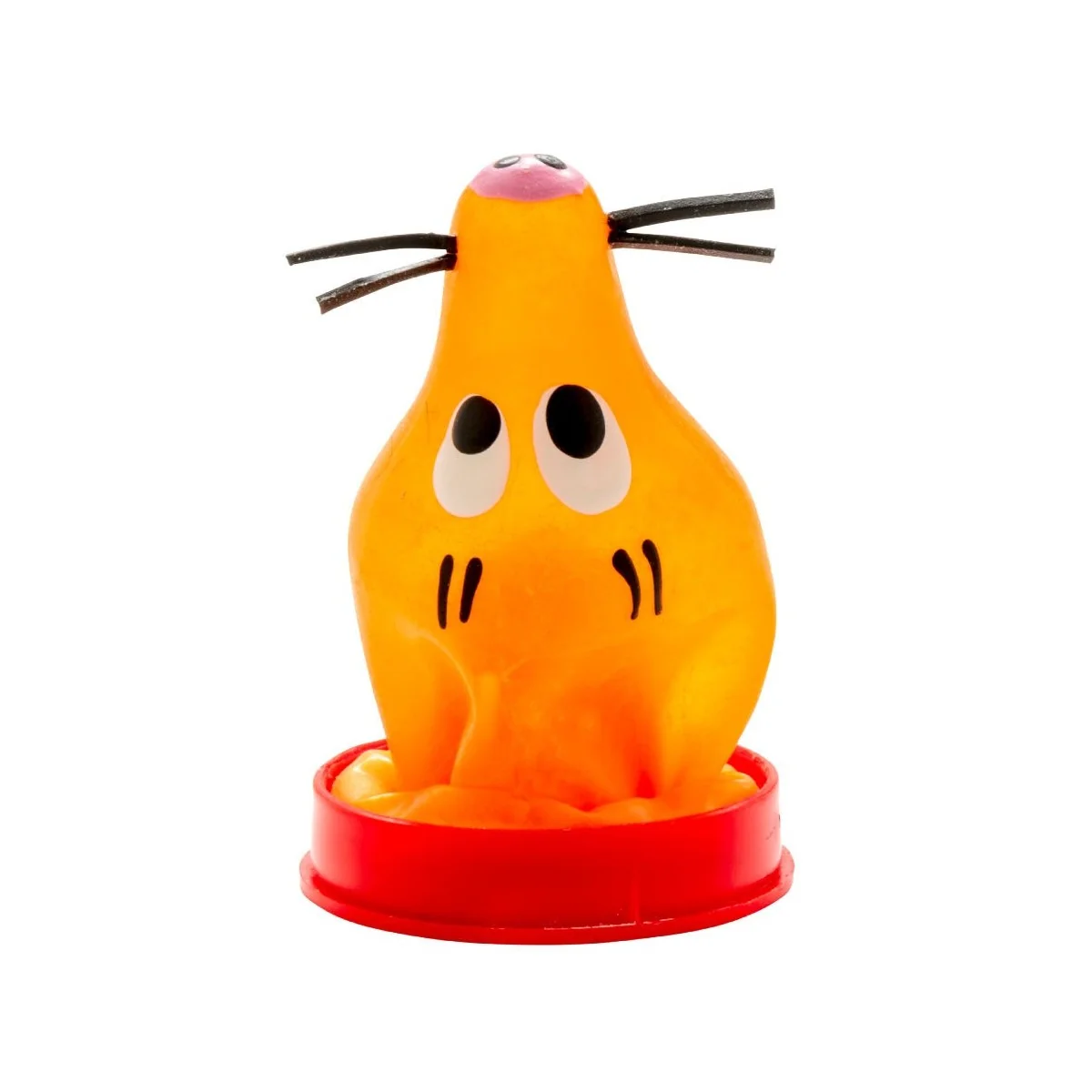 HANDBEMALTES KONDOM FOX GLUED VON KONDOMERIE