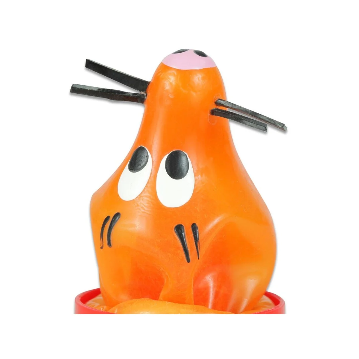 HANDBEMALTES KONDOM FOX GLUED VON KONDOMERIE