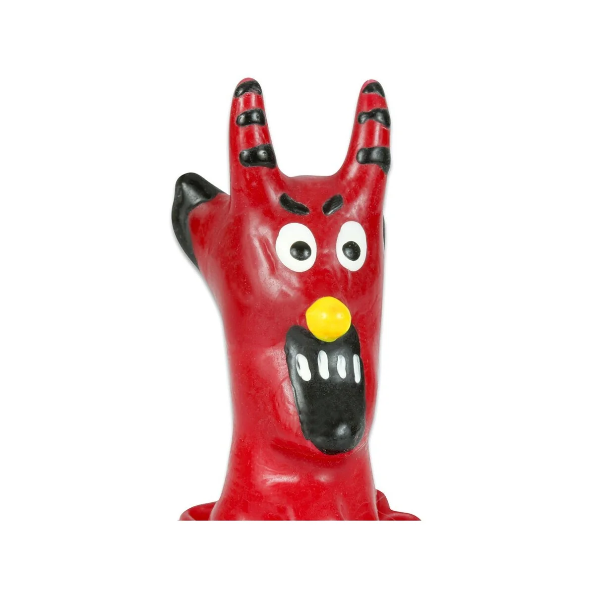 HANDBEMALTES KONDOM RED DEVIL VON KONDOMERIE