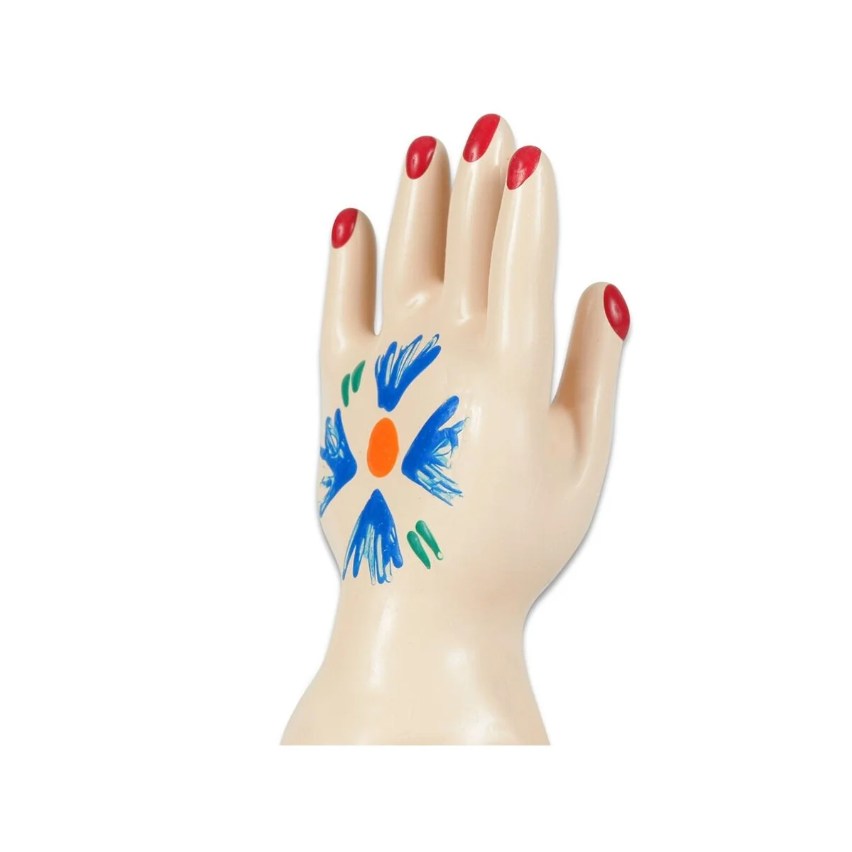 HANDBEMALTES KONDOM HANDMODELL 1 VON KONDOMERIE