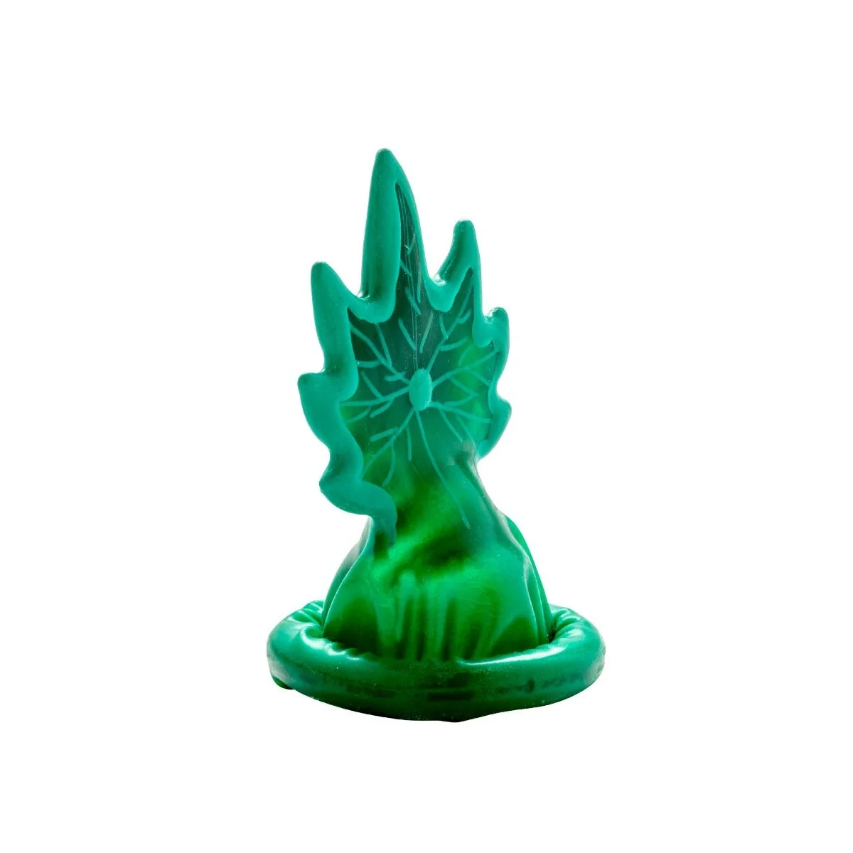 HANDBEMALTES KONDOM CANNABIS MODELL 1 VON KONDOMERIE